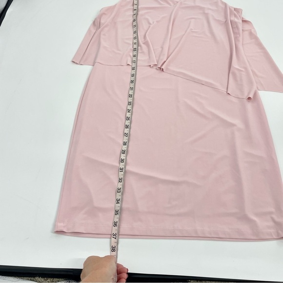 Last Tango Light‎ Pink Sleeveless Tunic/Dress Stretchy Sheath Dress Large - Picture 8 of 9